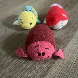 Set of 3 Tsum Tsum Plush-The Little Mermaid